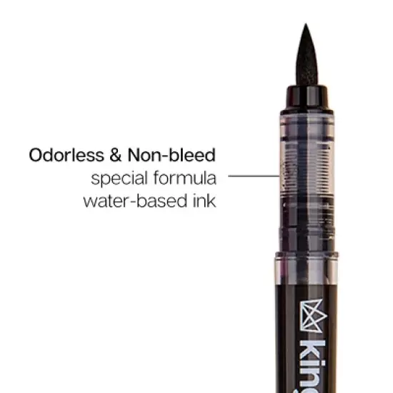 KINGART PRO Acrylic Paint Brush Pens 12 Colors image {5}