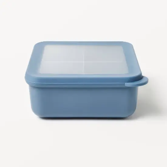 Bento Snack Box 4 Divided Compartments Blue - Figmint&trade; image {3}