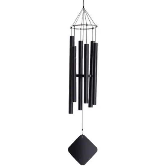 Music of the Spheres Pentatonic Soprano Windchime, Black, 30" image {5}