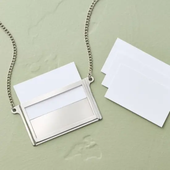 2pk Stainless Steel Name Markers - Hearth & Hand&trade; with Magnolia image {2}