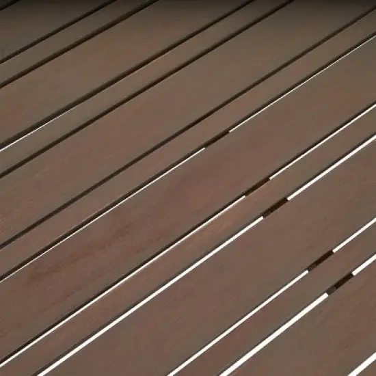 2pc Oana Outdoor Acacia Wood Left Arm Loveseat & Coffee Table with Cushion Gray/White - Christopher Knight Home image {2}