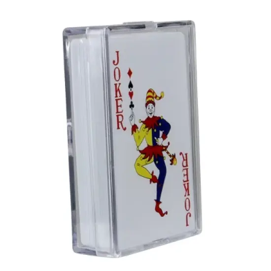 Swimline 3.5" Waterproof Swimming Pool Deck of Playing Cards - Blue/White image {1}