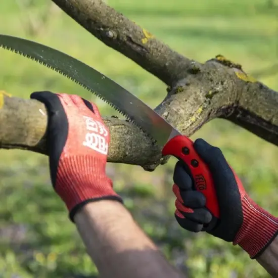 FELCO 630, 13in. Impulse Hardened Curved Fixed Blade Pull-Stroke Saw, Locking Sheath Included with Leg Strap image {3}