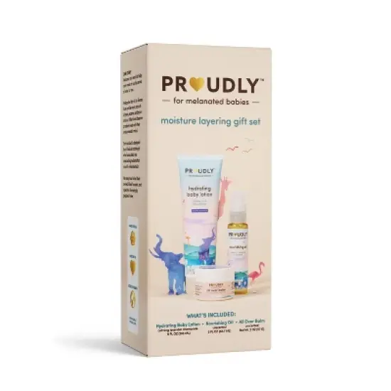 PROUDLY COMPANY Moisture Layering Bath & Body Gift Set - 3ct image {6}