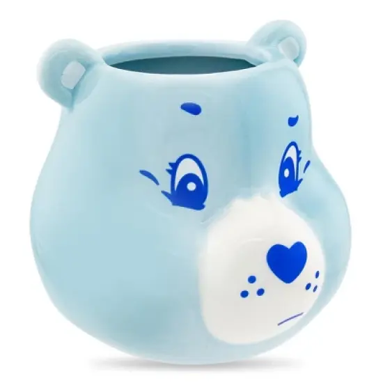 Silver Buffalo Care Bears Grumpy Bear Sculpted Ceramic Mini Mug | Holds 2.5 Ounces image {1}