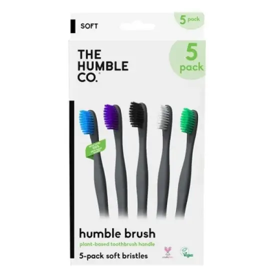 The Humble Co. Plant Based Toothbrush - 5ct - Soft image {7}