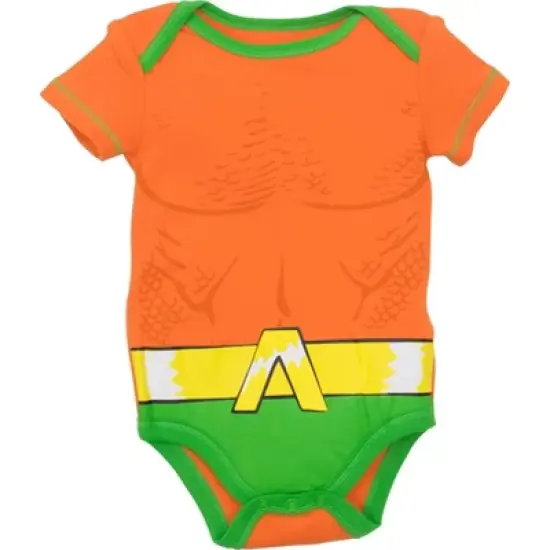 DC Comics Justice League Batman Superman The Flash Baby 5 Pack Costume Bodysuits Newborn to Infant  image {3}