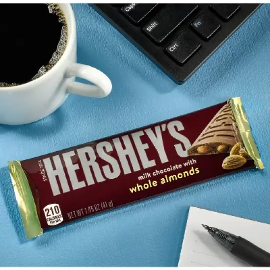 Hershey's Milk Chocolate with Almonds Candy Bar - 1.45oz image {4}