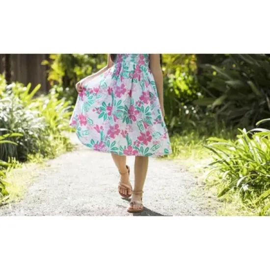 Hope & Henry Girls' Smocked Dress with Tassels, Toddler image {6}