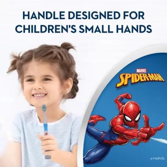 Oral-B Kids' Toothbrush featuring Marvel's Spider-Man Soft Bristles - 2ct image {3}