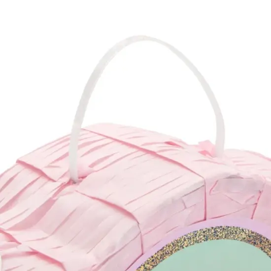 Blue Panda Small Seashell Pull String Pinata for Mermaid Birthday Party Supplies (14 x 13 x 3 In) image {6}