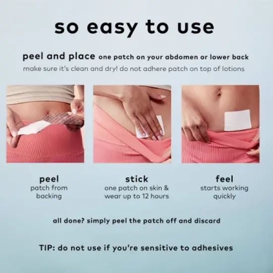 The Good Patch Cycle Plant-Based Vegan Wellness Patch - 4ct image {5}