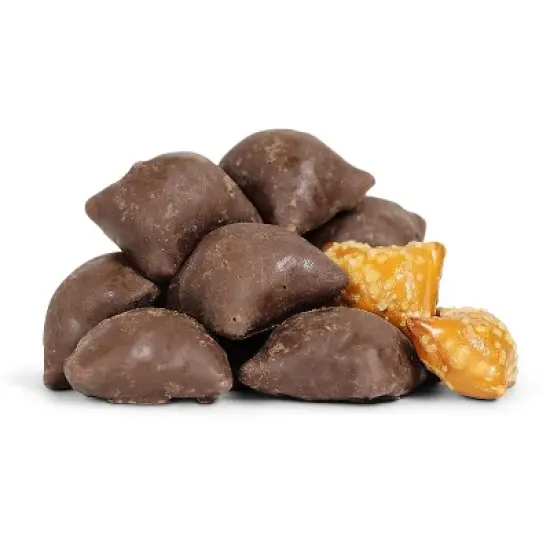 Dark Chocolate Covered Peanut Butter Pretzels by It's Delish, 1.8 LBS Jumbo image {3}