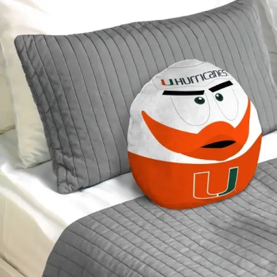 NCAA Miami Hurricanes Plushie Mascot Pillow image {1}