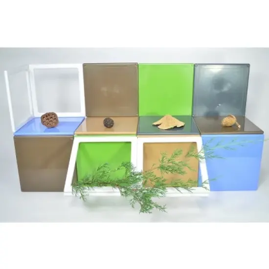 Panelcraft Earth Solids Magnetic Building Set  - Set of 19 image {2}