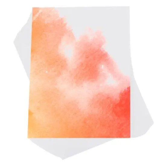 Unique Bargains Pure Cotton Water Coloring Paint Papers 100 Pcs White image {11}