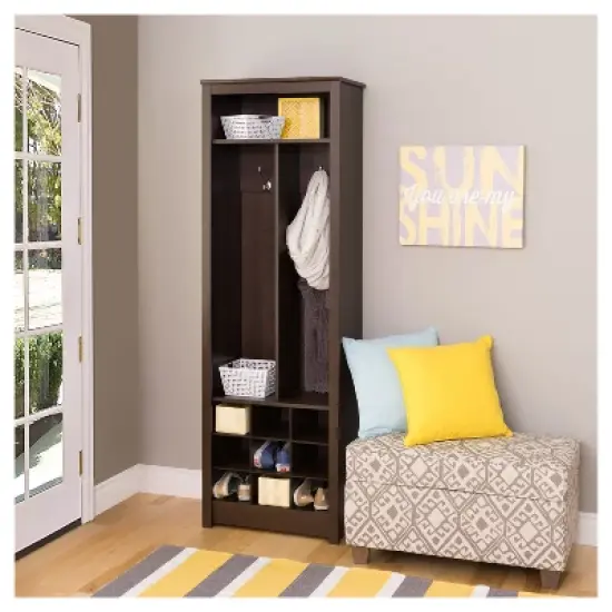 Freemont Entryway Organizer with Shoe Storage - Prepac image {5}
