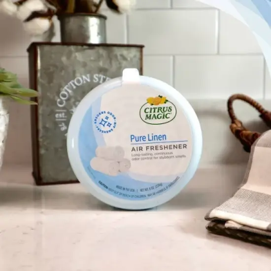Citrus Magic Solid Air Freshener - Pure Linen - 2pk image {3}