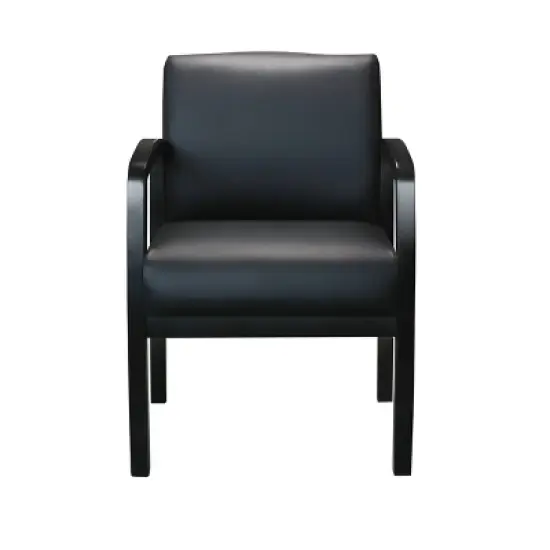 Office Guest Chair Black - Boss Office Products image {2}