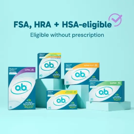 o.b. Period Tampons - Regular - 40ct image {11}
