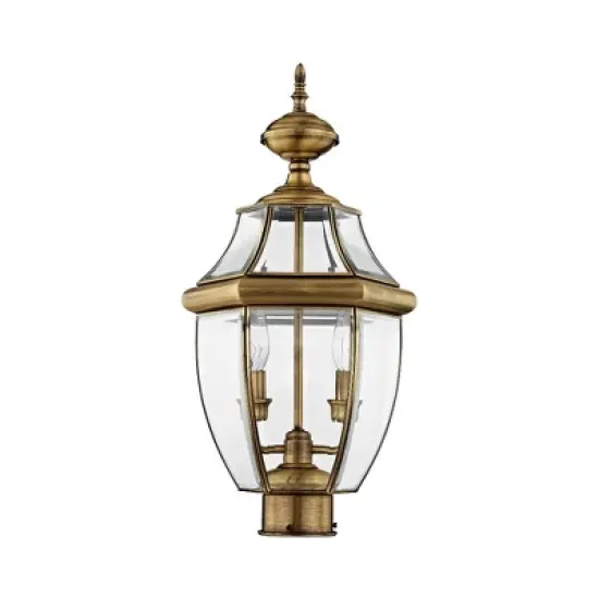 Livex Lighting Monterey 2 - Light Lantern in  Antique Brass image {4}