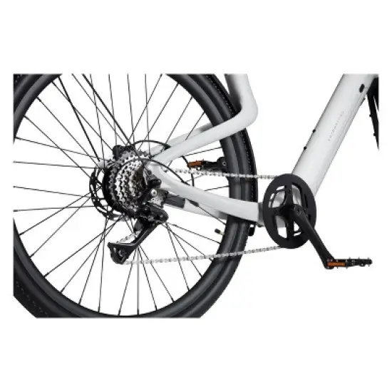 Urtopia Adult Carbon 1 Pro Smart 27.64'' Step-Over Electric Cruiser Bike - White M image {3}