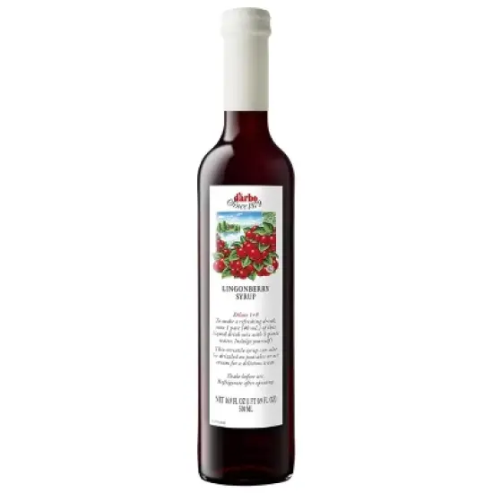 D'Arbo Lingonberry Syrup 16.9 Fl. Oz. / 500 ml. (Pack of 2) image {9}