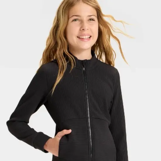 Girls' Cozy Knit Jacket - All In Motion&trade; image {2}