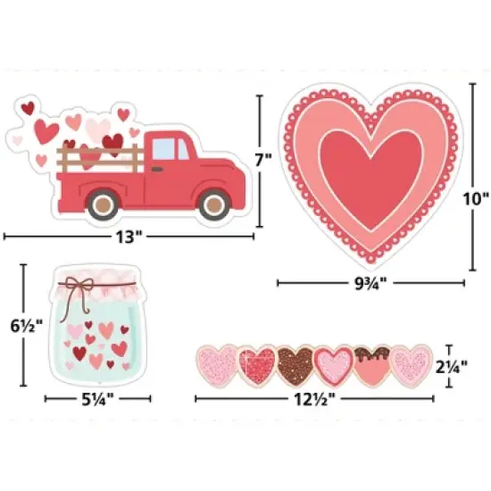 Teacher Created Resources&reg; Valentine's Day Create & Decorate Quick Kit, 93 Pieces image {1}