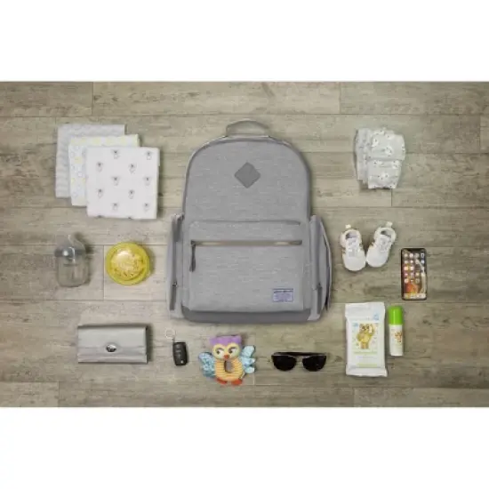 Eddie Bauer Chinook Back Pack Diaper Bag - Gray image {9}