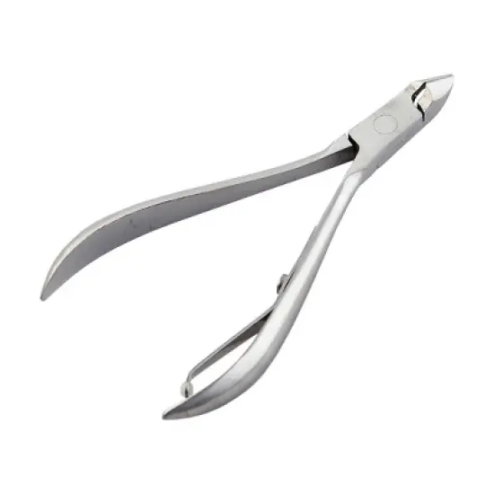 Unique Bargains Metal Beauty Tool Perfect Fingernails and Toenails Cuticle Nippers Silver Tone image {1}