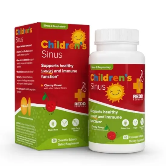 Children's Sinus Support by Redd Remedies  -  60 Chewable image {1}
