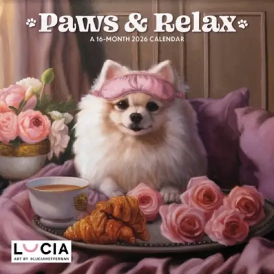 Trends International 2026 Lucia Heffernan Paws and Relax 12"x12" Wall Calendar image {7}