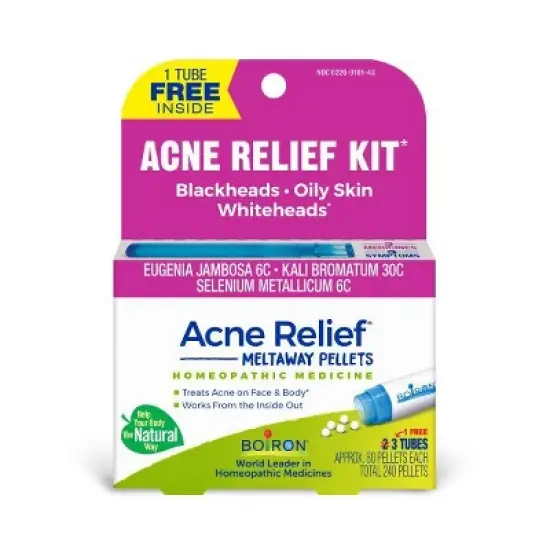 Acne Relief 3 MDT by Boiron Homeopathic Medicine For Acne Relief  -  240 Pellets image {2}