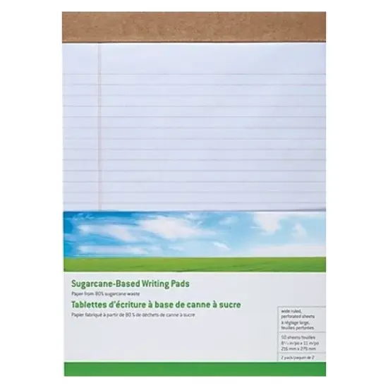 MyOfficeInnovations Notepads 8.5" x 11.75" Wide White 50 Sh./Pad 12 Pads/PK (16767) 749567 image {6}