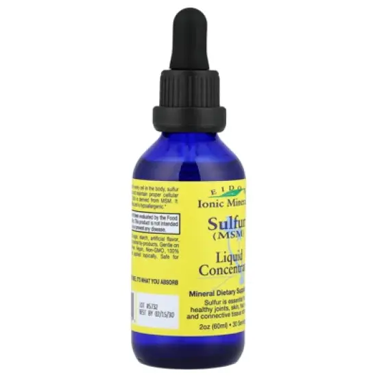Eidon Ionic Minerals Sulfur, Liquid Concentrate, 2 oz (60 ml) image {3}