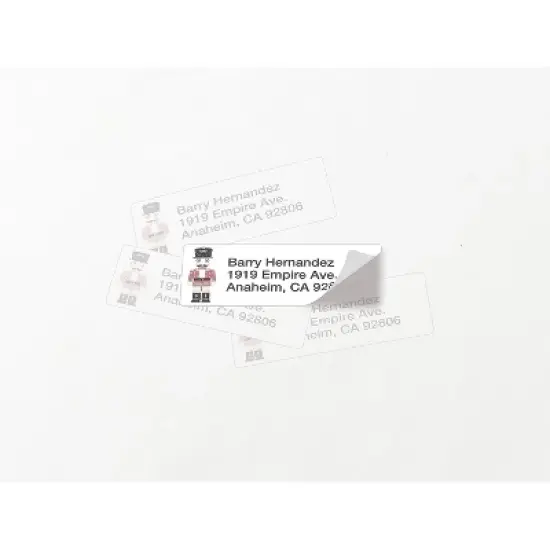 Avery Repositionable Address Labels Inkjet/Laser 1 x 2 5/8 White 750/Box 58160 image {4}