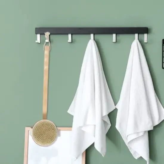 Unique Bargains Long Curved Handle Bath Brush for Shower 15.94" Length Yellow 1 Pc image {4}