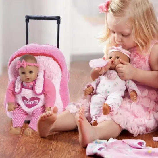 Adora Playtime Collection Pink 13 Soft Baby Doll with Bottle image {4}