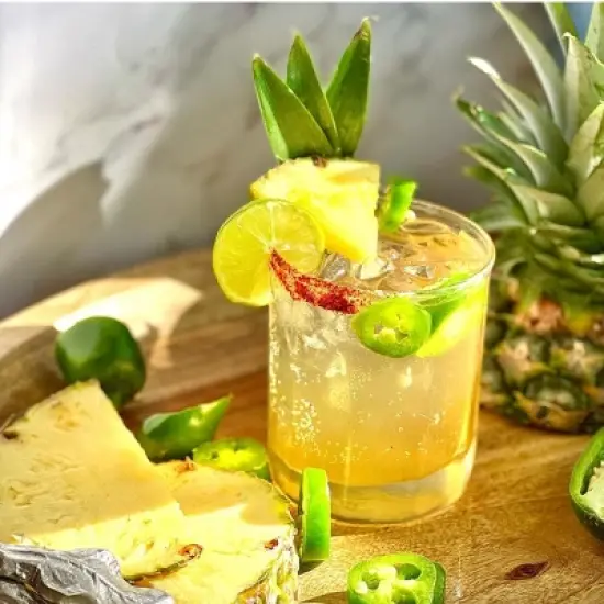 Crafted Cocktails Jalapeo Pineapple Mix: 6 Pack&nbsp; Pineapple, Jalapeo and Lime with Organic Agave&nbsp; 60 Calories, Makes Margaritas and Mai Tais image {4}