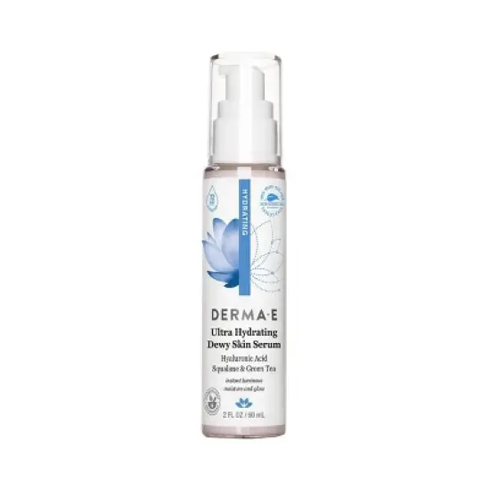 derma e Ultra Hydrating Dewy Skin Face Serum - 2 fl oz image {1}