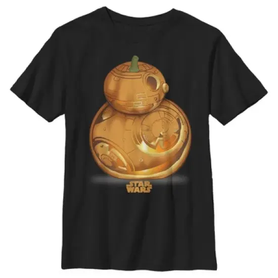 Boy's Star Wars The Force Awakens Halloween Pumpkin BB-8 T-Shirt image {4}