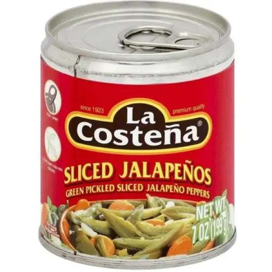 La Costena Sliced Jalapenos - 24 pack, 7 oz image {1}