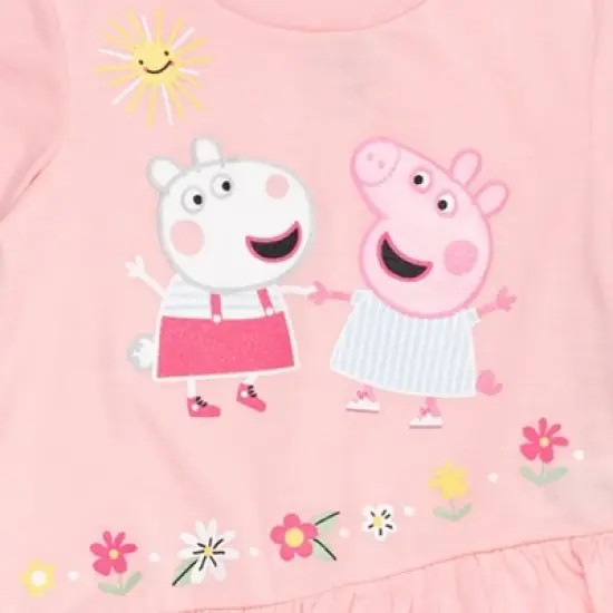 Peppa Pig T-Shirt and Leggings Outfit Set Toddler to Little Kid  image {4}