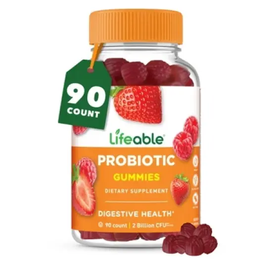 Lifeable - Probiotic - 2 Billoin CFU - Adult - 90 Gummies image {9}