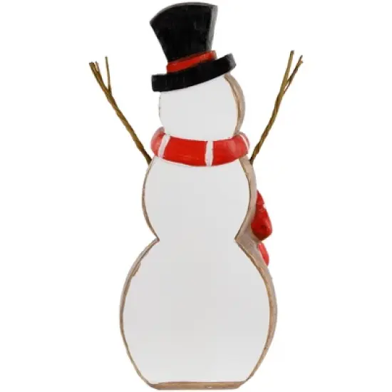Northlight Wooden Snowman "Merry Christmas" Decoration - 8.5" image {4}