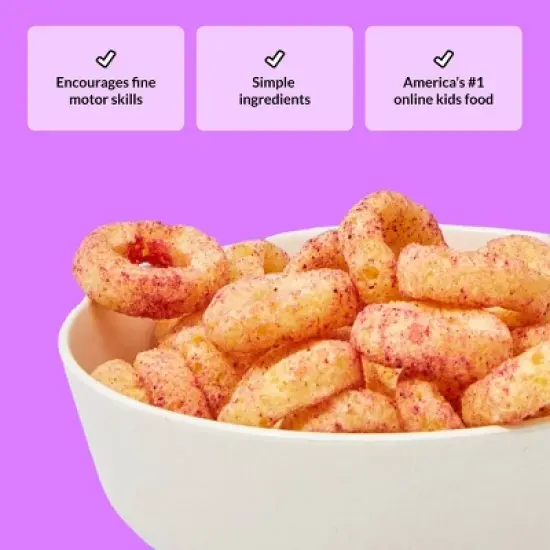 Little Spoon Banana Pitaya Rings Baby Snack - 1oz image {5}