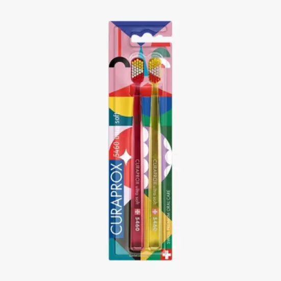 Curaprox CS 5460 Power Smile Edition, Ultra Soft Toothbrush for Gentle and Powerful Daily Cleaning, 2 pcs image {6}