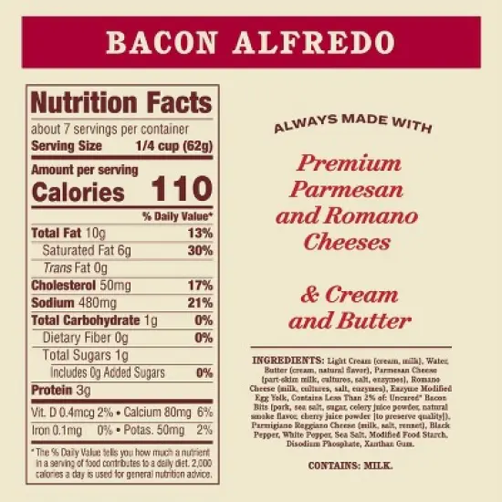 Rao's Bacon Alfredo - 15oz image {10}