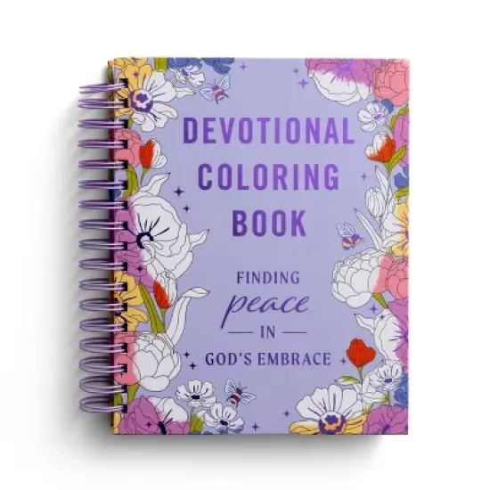 Finding Peace in God's Embrace: Devotional Coloring Book - by  Dayspring (Spiral Bound) image {1}